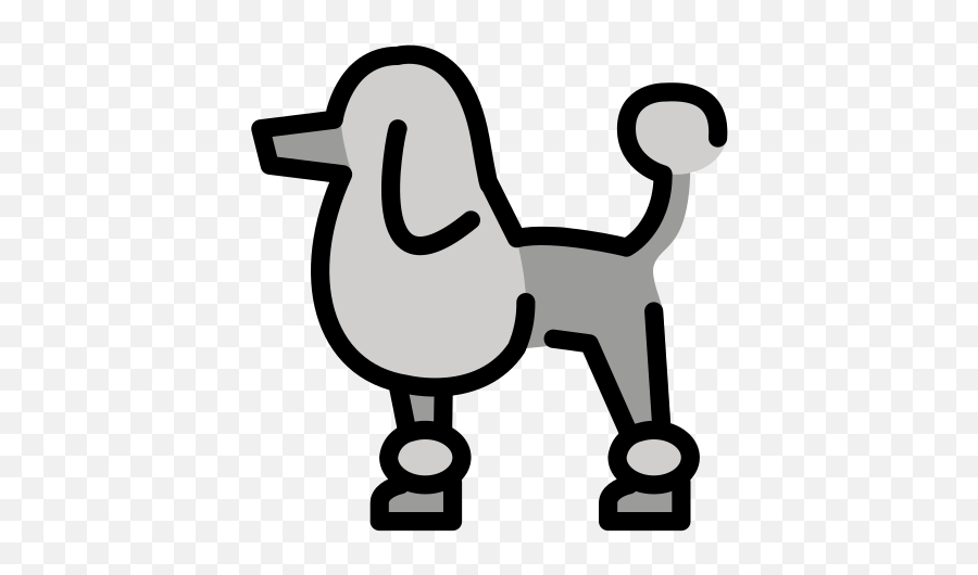 Poodle Emoji - Dot,Poodle Emoji