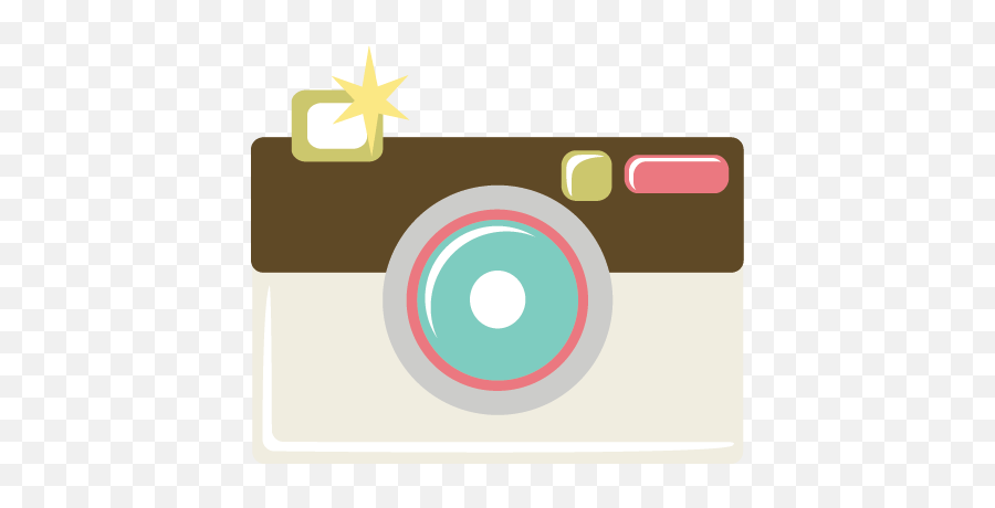 Transparent Background Cute Camera Clipart - Cute Camera Clipart Png Emoji,Emoticon Camera Clipart