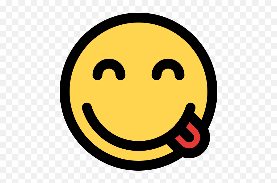 Delicious - Wide Grin Emoji,Emojis Licking A Face