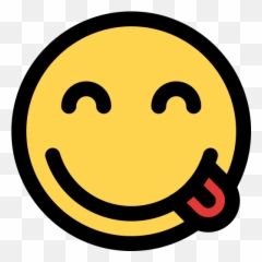 Delicious - Wide Grin Emoji,Emojis Licking A Face