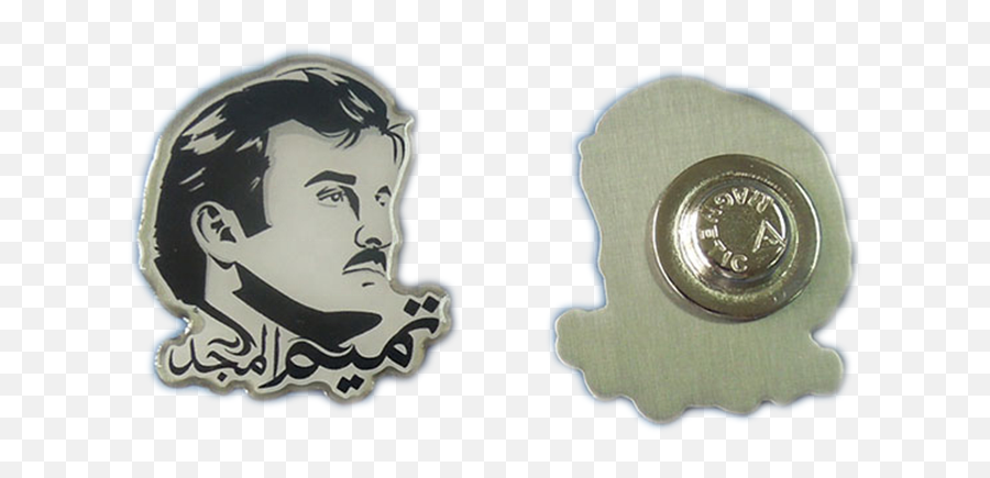 Custom Qatar Sheikhtamim Almajd Logo Silver Printing Magnet Badge - Buy Custom Qatar Sheikhtamim Almajd Logo Silver White Badgepromotional Qatar Solid Emoji,Imvu Badges Emoticons
