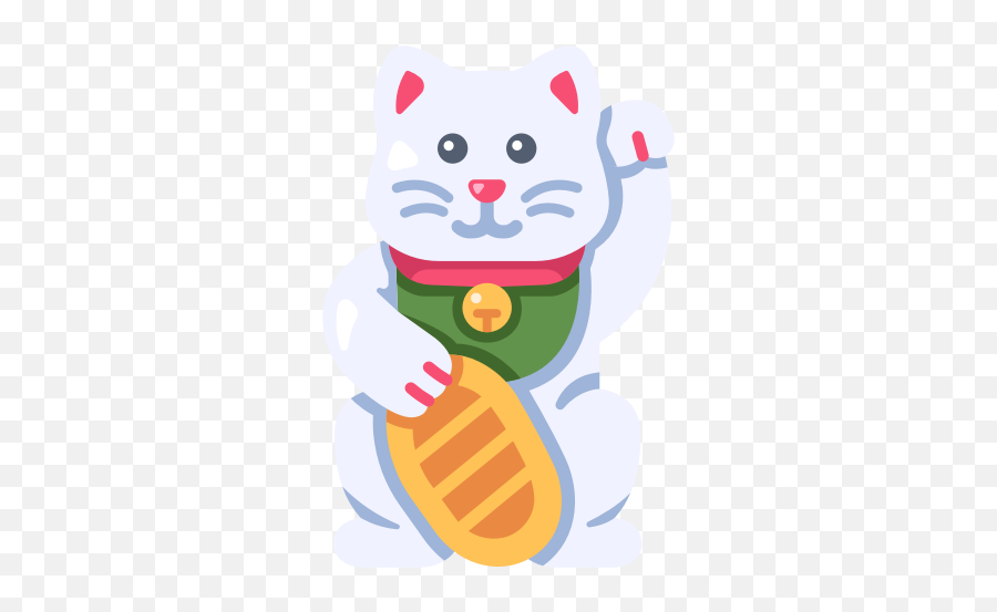 Cat Culture Happy Japan Luck Lucky Emoji,Neko Emoji