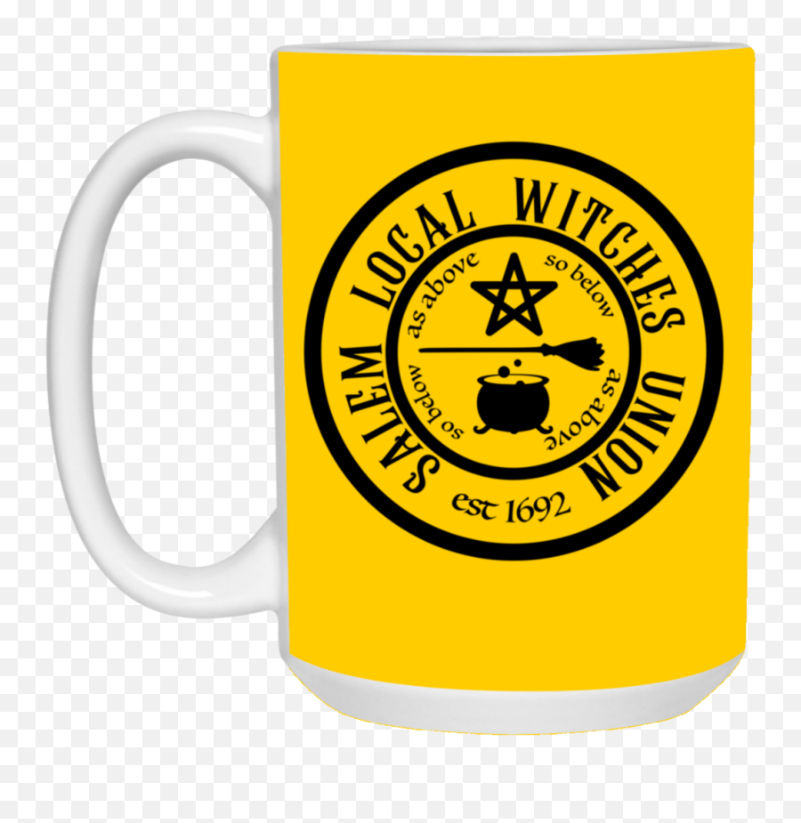 Salem Local Witches Union Est 1692 - Ice Pub Emoji,Girl Emoticon Coffee