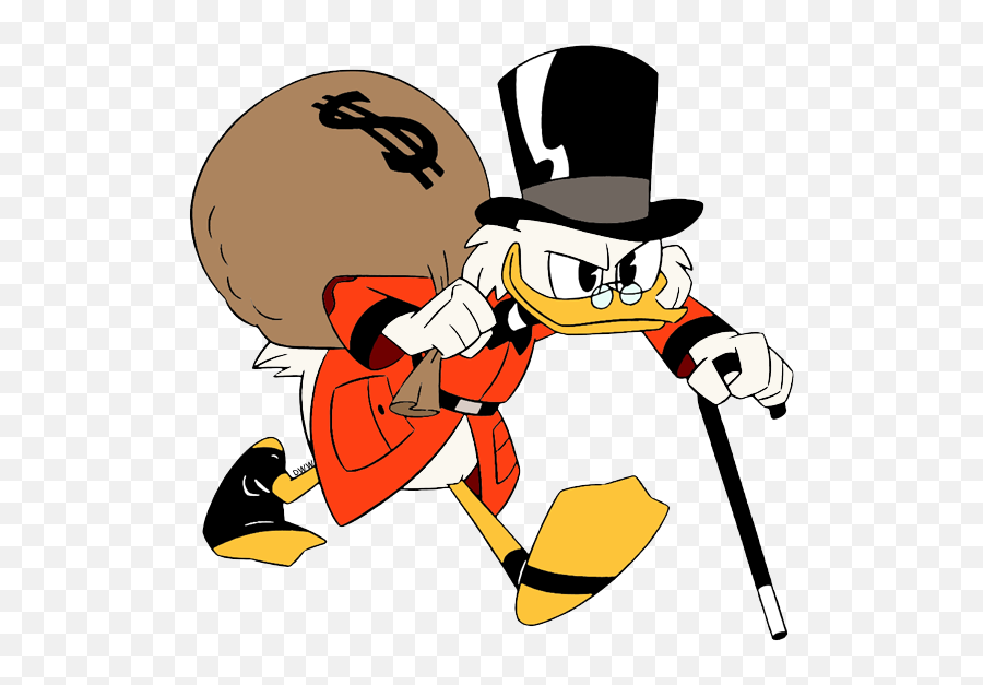 Money - Scrooge Mcduck Transparent Emoji,Is Scrooge Mcduck A Red Emoji