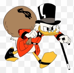 Money - Scrooge Mcduck Transparent Emoji,Is Scrooge Mcduck A Red Emoji