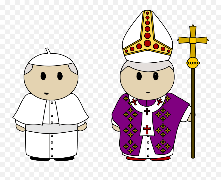 Clothes Of The Pope Clipart - Pope Clipart Emoji,Drawings Of The Pope Emojis