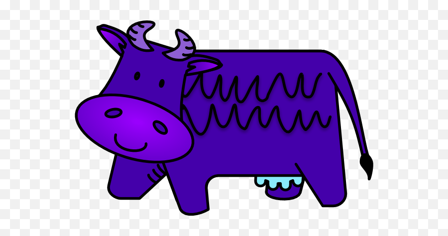 Free Purple Cow Cliparts Download Free - Clipart Brown Cow Png Emoji,Emoticon Purple Cow