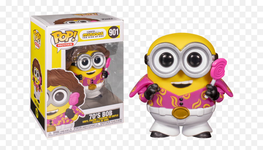 Funko Pop Minions 2 The Rise Of Gru - 70s Bob 901 The Emoji,Sonic Mail Additional Emoticons