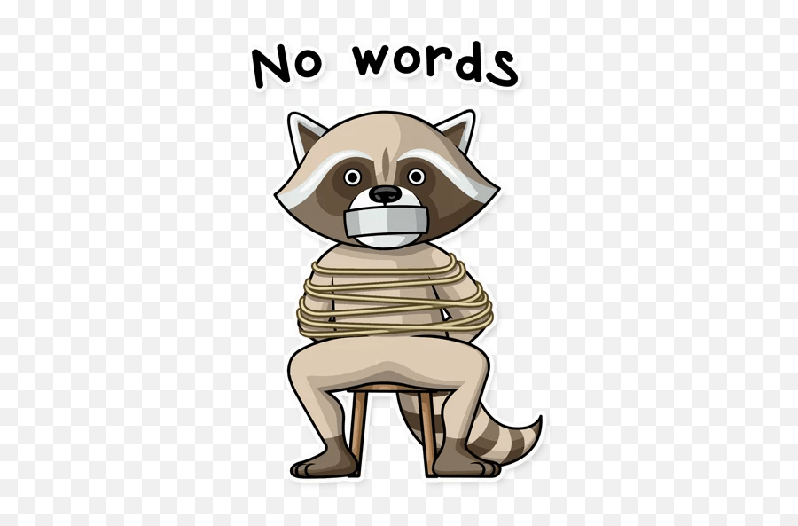 Criminal Raccoon Stickers - Fictional Character Emoji,Raccoon Emoji Icon