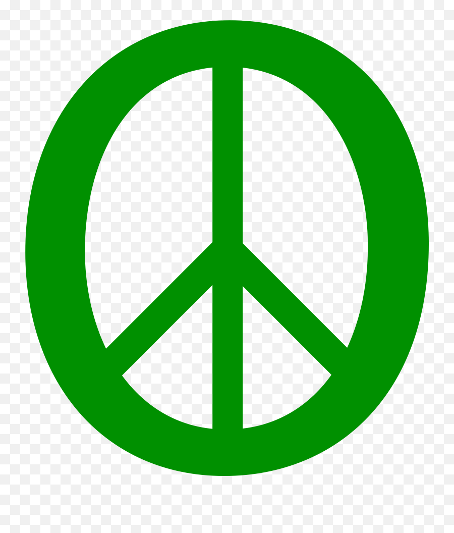Peace Symbol Green Colour Free Image - Peace Symbol Green Emoji,Green Symbolism Fashion Emotions