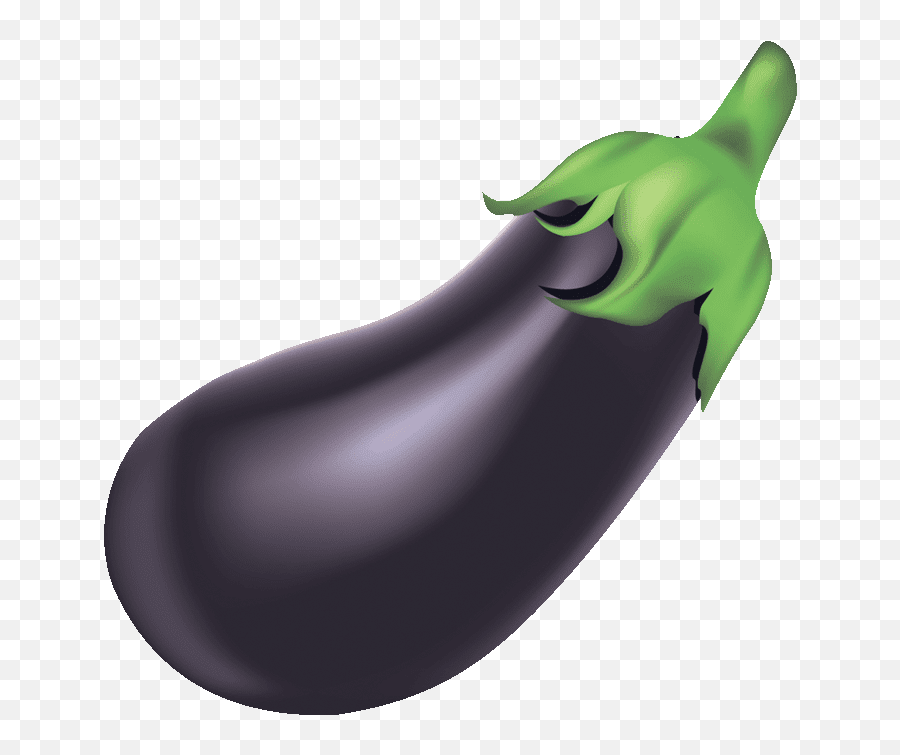 Eggplant Clipart Coloring Page - Eggplant Emoji No Background,Purple Squash Emoji