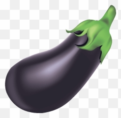 Eggplant Clipart Coloring Page - Eggplant Emoji No Background,Purple Squash Emoji