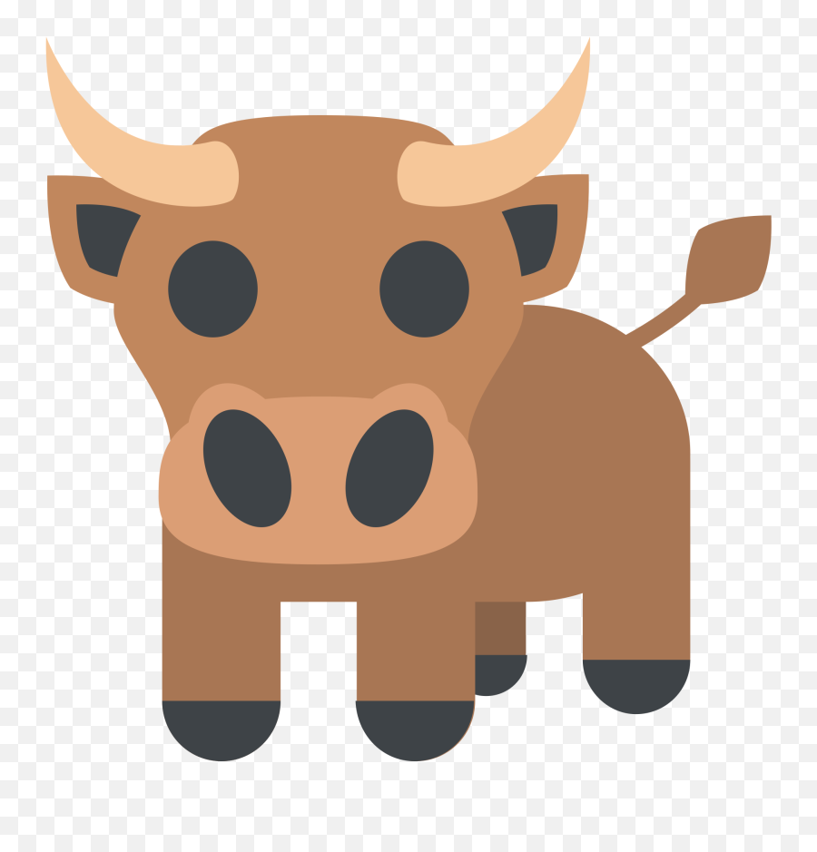 Fileemojione 1f402svg - Wikimedia Commons Emoji,Emoticons Horns