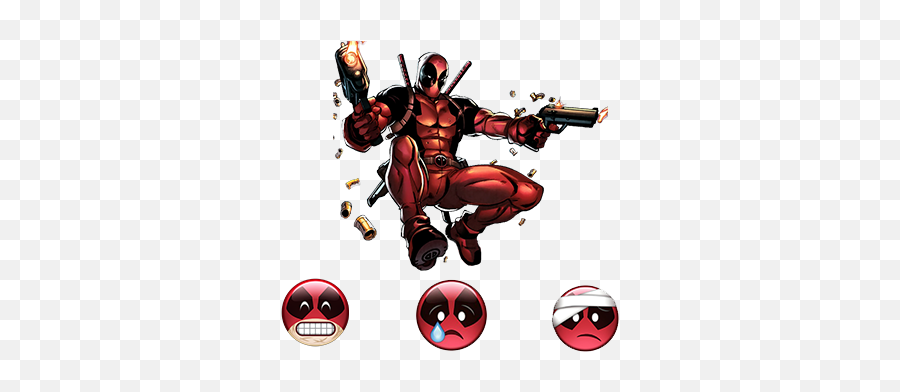 Superhero Emoji Keyboard For Android - Character Deadpool Comic Book,Deadpool Emoji