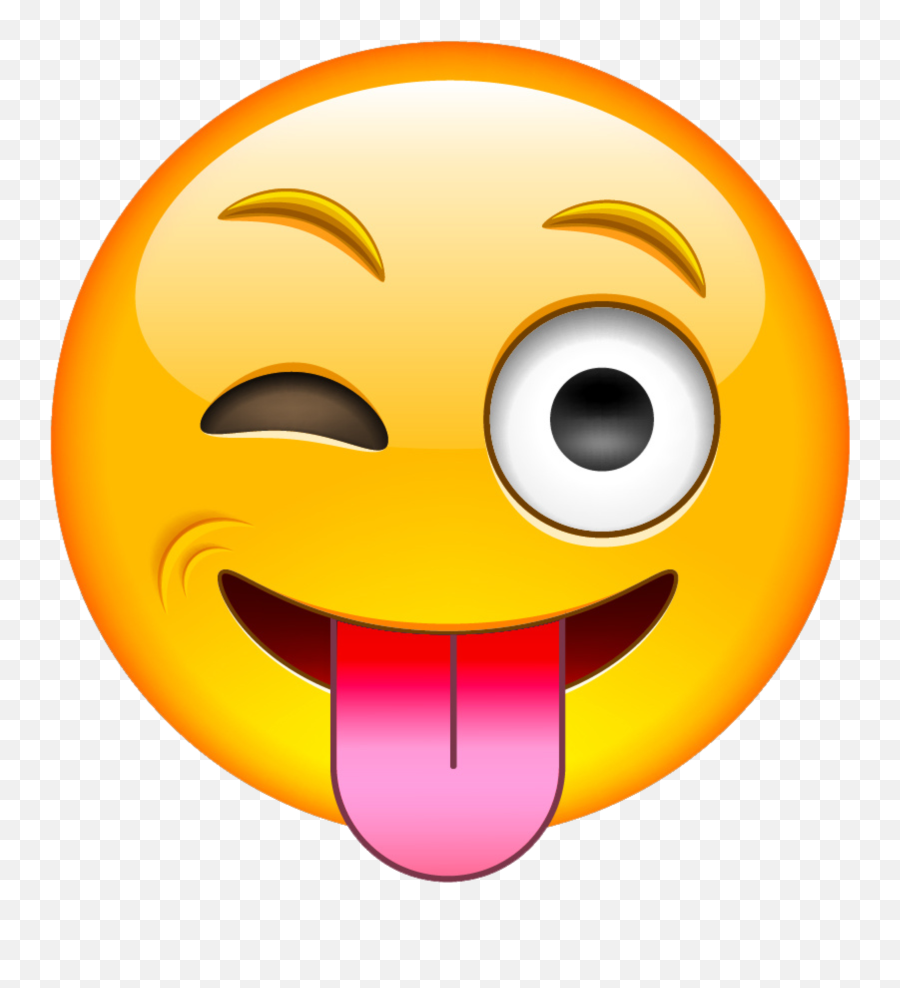 Emoticon Tongue Out Emoji With Winking Eye Smiley Womenu0027s T,Eyes Looking To The Side Emoji