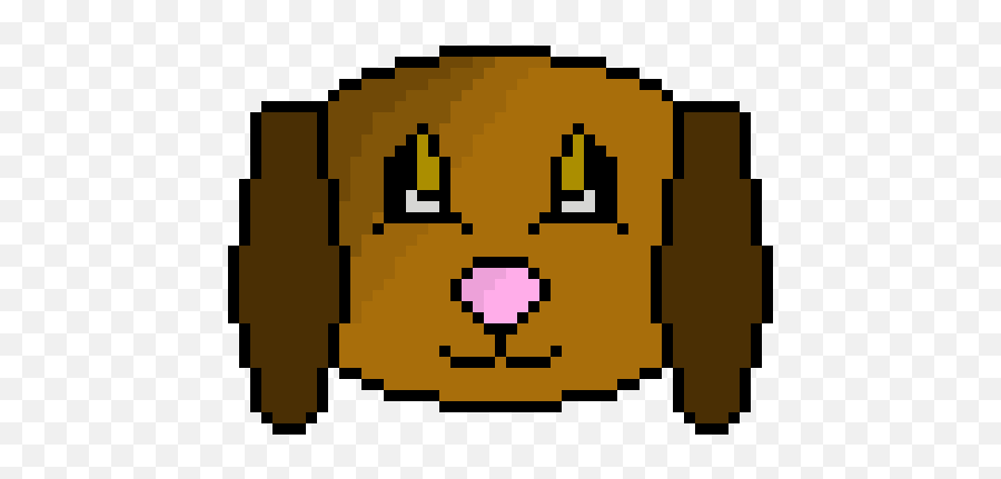 Download Pixel Dog Face - Dog Face Pixel Art Png Image With Emoji,Puppy Face Emoji
