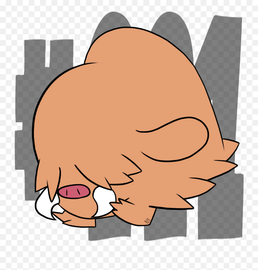 Piloswine Pokemon Pokemonaday Fanart - Piloswine Pokemon Art Emoji,Hairy Heart Emoji