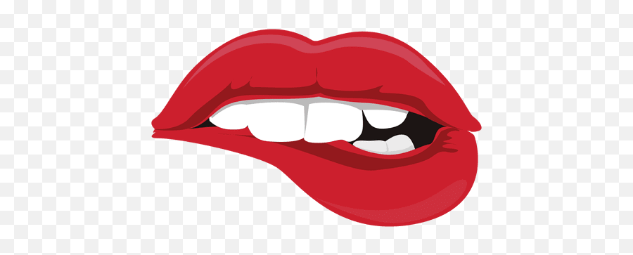 Lips Mouth Sassy Cheeky Sexy Sticker - Lip Biting Png Emoji,Flirty Sensual Emoji