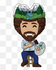 Coolstorybob Emote - Trihard Twitch Emote Emoji,Bob Ross Emoji - Free ...