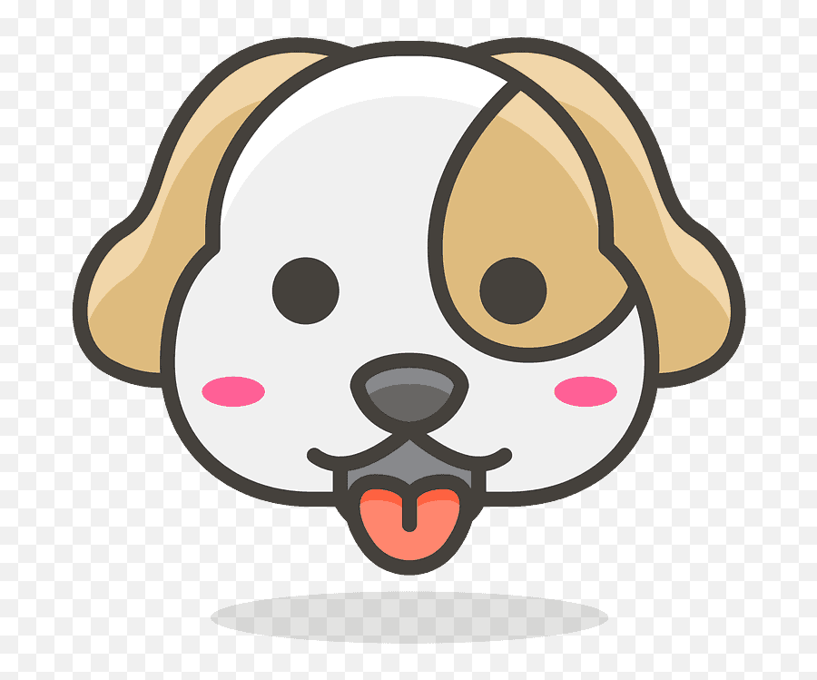 Dog Face Cartoon Png Transparent Png - Dog Emoji,Bernese Mountain Dog Emoji