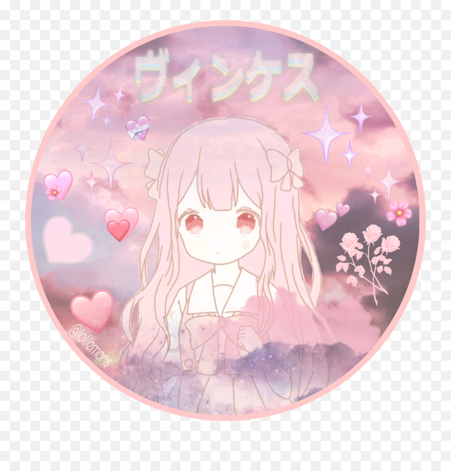 Anime Manga Pinkmanga Pink Heart Sticker By Lennan Emoji,Japanese Bowing Emoji