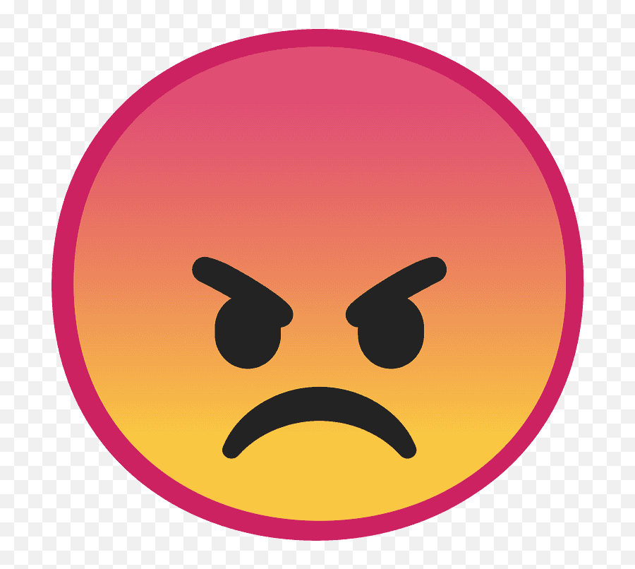 Angry Face Emoji - Emoji Angry,Angry Emoji