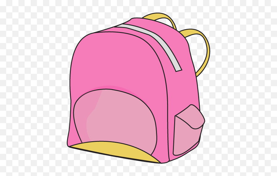 Page 3 For Backpack Clipart - Pink Backpack Clipart Emoji,Emoji Knapsack