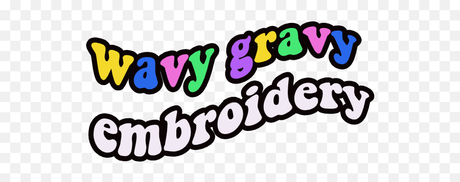 Home Wavy Gravy Embroidery - Dot Emoji,Venus Fly Trap Emoji
