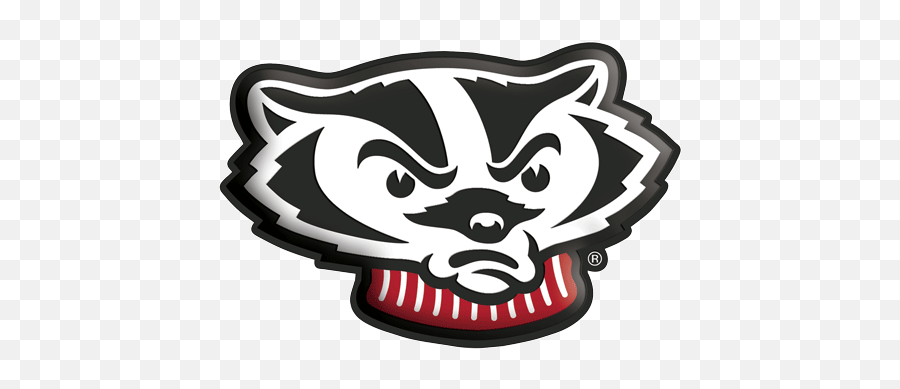 Bucky Badger - Wisconsin Badgers Logo Emoji,Bucky Badger Emoji
