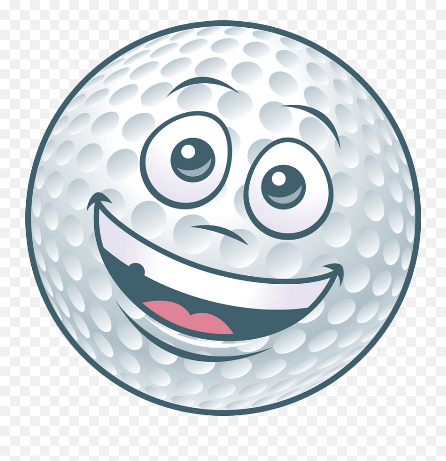 Golf Ball Clipart - Balones De Golf Animados Emoji,Golf Ball Emoticon