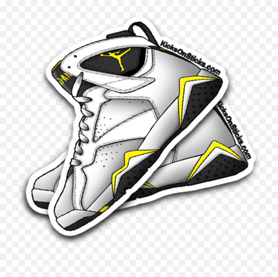 Nike Air Jordan Vii Clipart - Art Jordan Air Nike Emoji,Emoji Shoes Jordans