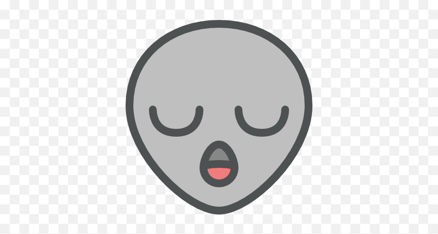 Alien Sleep Free Icon Of Space Icons - Dot Emoji,Alien Emoji Outline