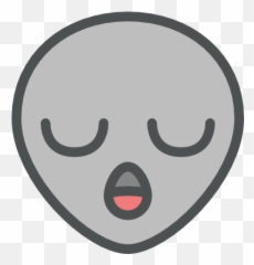 Alien Sleep Free Icon Of Space Icons - Dot Emoji,Alien Emoji Outline