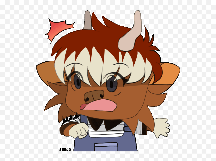 Seblu Furry Amino - Fictional Character Emoji,Furry Thinking Emoji