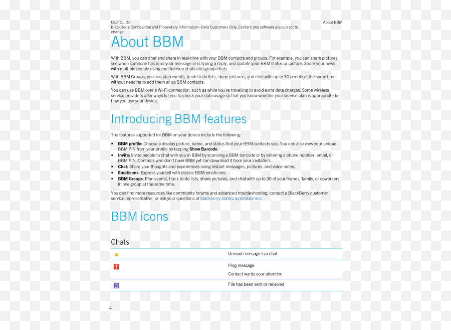 Bbm For Ios User Guide Gets Leaked Download - Iclarified Document Emoji,Download Emoji Bbm Android