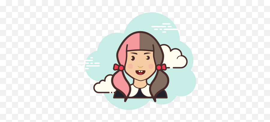 Melanie Martinez Icon U2013 Free Download Png And Vector - Facebook Cloud Icon Emoji,Flag Car Emoji Pop
