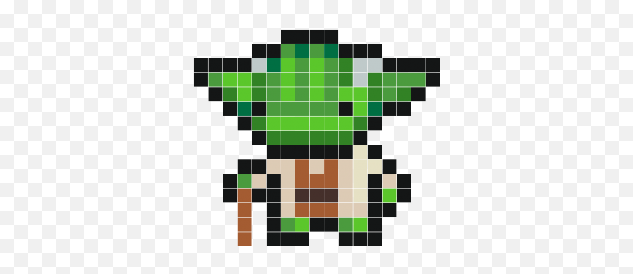 35 Pixels U0026 8 - Bit Ideas Pixel Art Pixel Art Templates Star Wars Pixel Art Yoda Emoji,Miyazki Totoro Nussbaum Political Emotions