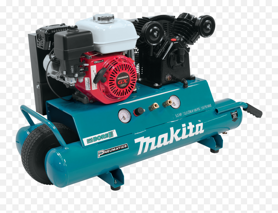 55 Hp Big Bore Gas Air Compressor - Makita Best Makita Gas Powered Air Compressor Emoji,Inflating Emoji