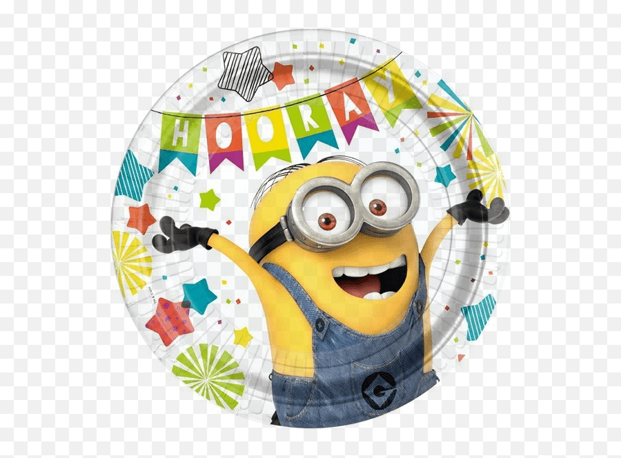 Piatto Grande Minions Me - Party Minion Emoji,Wedding Anniv Emoticon