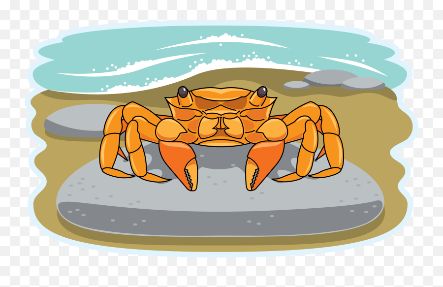 Crab Clipart - Big Emoji,Crab Emoji