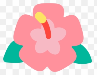 Hibiscus Emoji - Hibiscus Emoji Png,Hibiscus Emoji