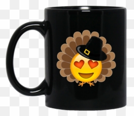 Fantastic Turkey Emoji Shirt Heart Eye - Mug Travis Scott,Vegan Thanksgiving Emoji
