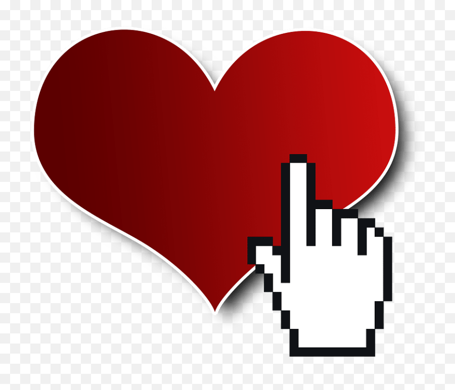 Cursor Click Heart - Free Image On Pixabay Heart Click Emoji,Geralt Emotions