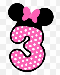 Números A Lo Minnie En Rosa - Oh My Alfabetos 2 Minnie Mouse Png Emoji,Bizcochos Con Decoraciones De Emojis