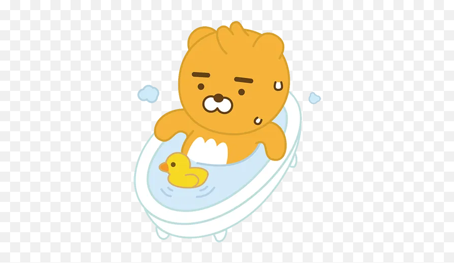 Little Kakao Friends Whatsapp Stickers - Stickers Cloud Happy Emoji,Kakao Emoticons Png