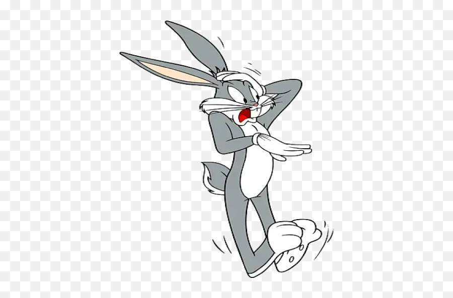 Pedro El Mono Whatsapp Stickers - Stickers Cloud Bugs Bunny Scared Transparent Emoji,Emoticon De Changuito