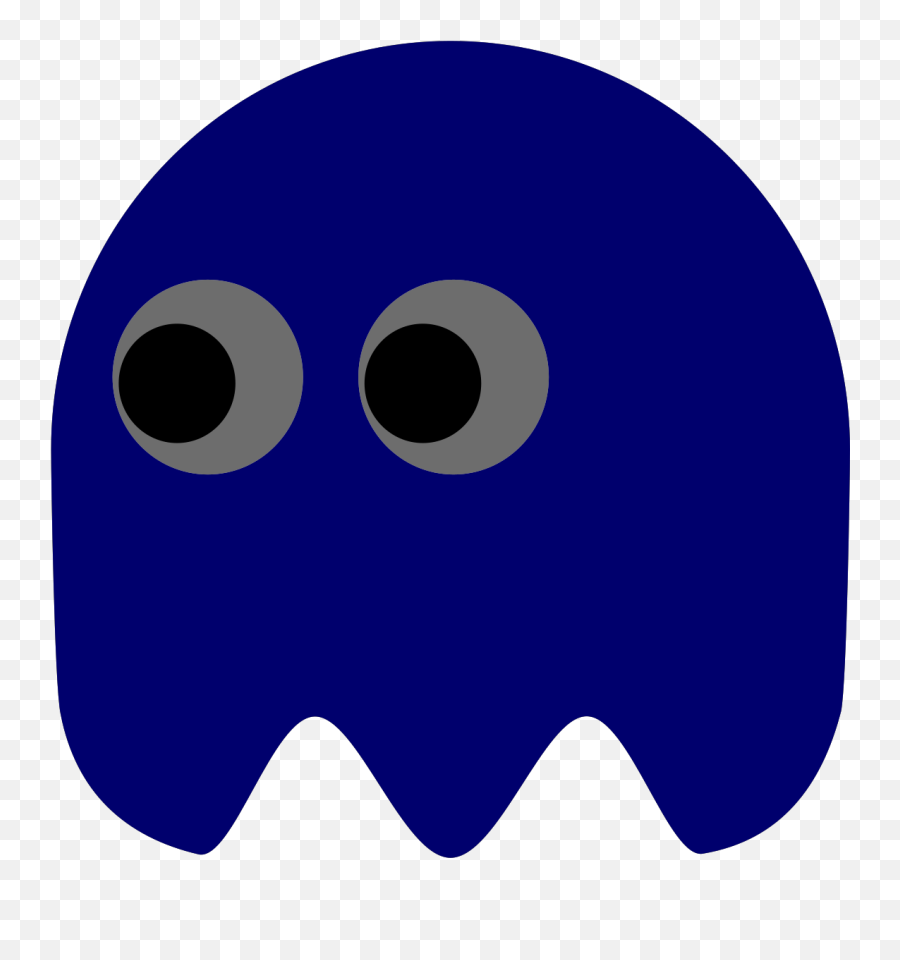 Pacman Ghost Left Looking Svg Vector Pacman Ghost Left - Dot Emoji,Looking Left Emoticon Transparent