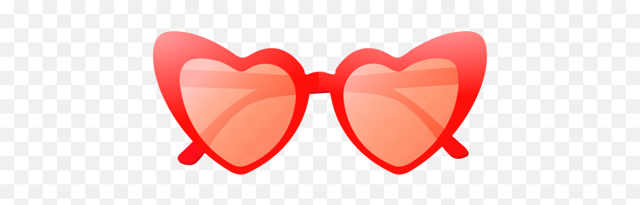Heart Shaped Sunglasses Glossy Design Transparent Png U0026 Svg - Heart Shaped Sunglasses Transparent Png Emoji,H Shape Heart Emojis