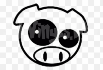 Jdm Angry Pig Boy Vinyl Sticker - Swinka Subaru Clipart Subaru Wrc Rally Pig Emoji,Subaru Emoticon