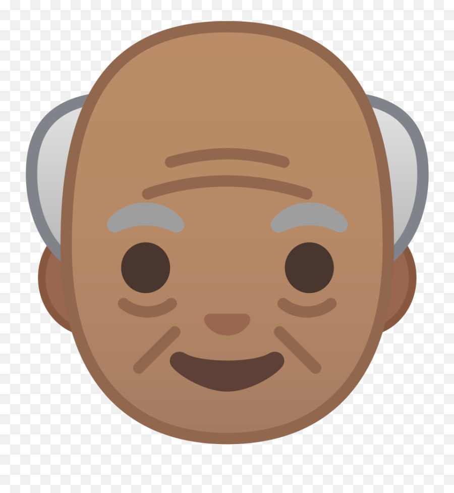 Old Man Medium Skin Tone Icon - Emoji Old Man Png,Male Emoji